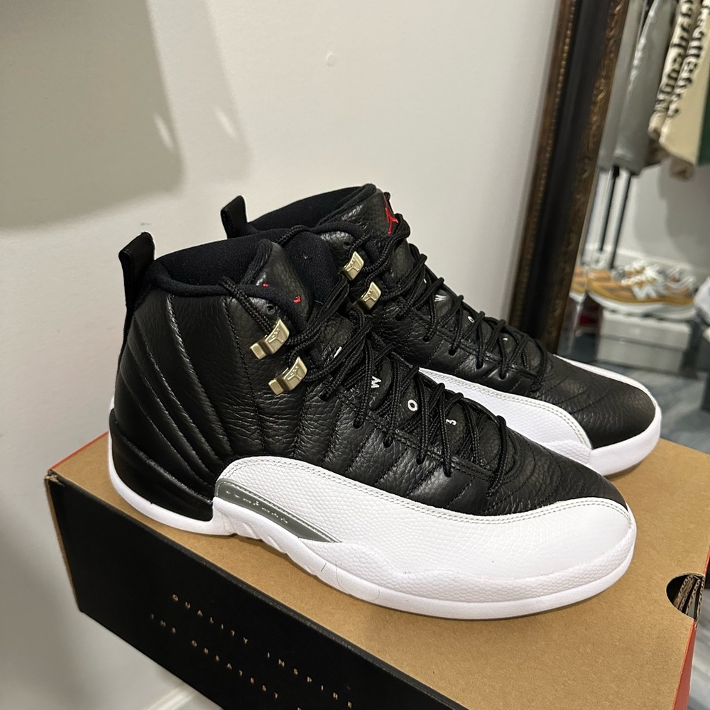 Nike Black and White High-Top Sneakers